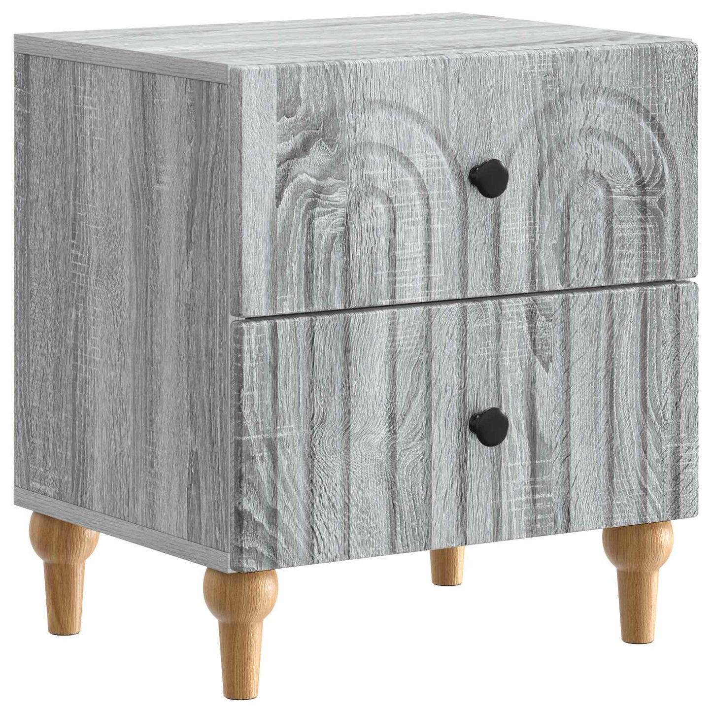 Armadio da Notte 2 pcs Grigio Sonoma 43 x 34,5 x 48 cm | homemem39
