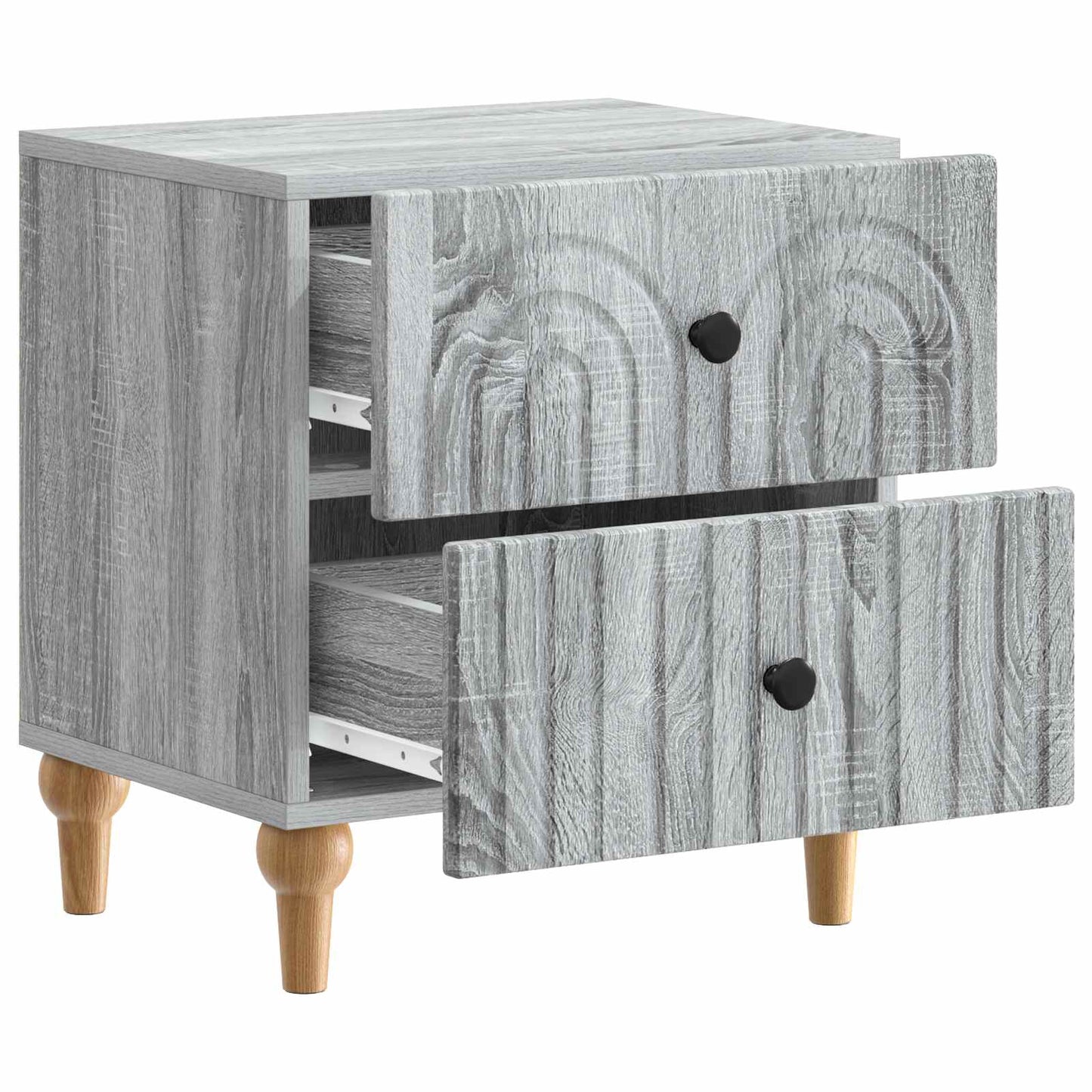 Armadio da Notte 2 pcs Grigio Sonoma 43 x 34,5 x 48 cm | homemem39