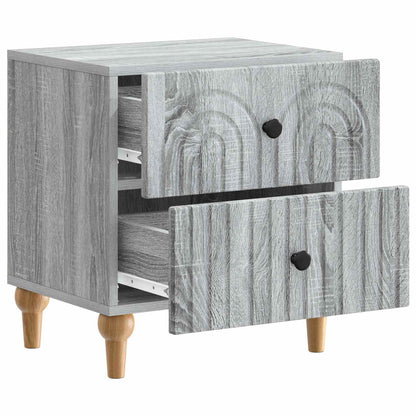 Armadio da Notte 2 pcs Grigio Sonoma 43 x 34,5 x 48 cm | homemem39