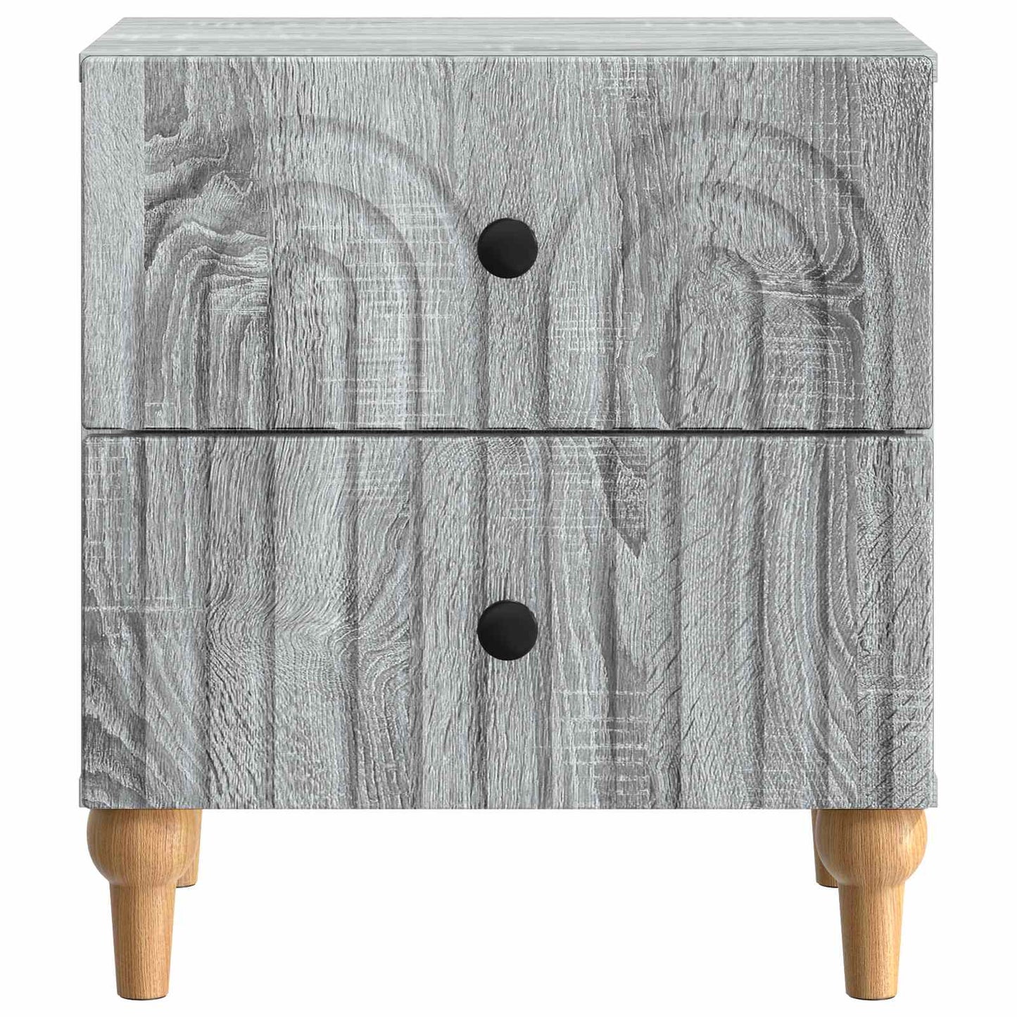 Armadio da Notte 2 pcs Grigio Sonoma 43 x 34,5 x 48 cm