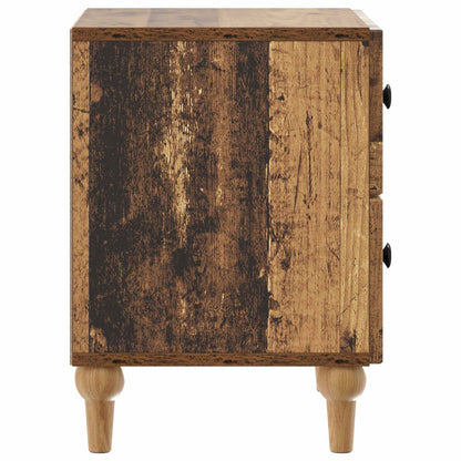 Armadio da Notte con cassetto Legno antico 43 x 34,5 x 48 cm