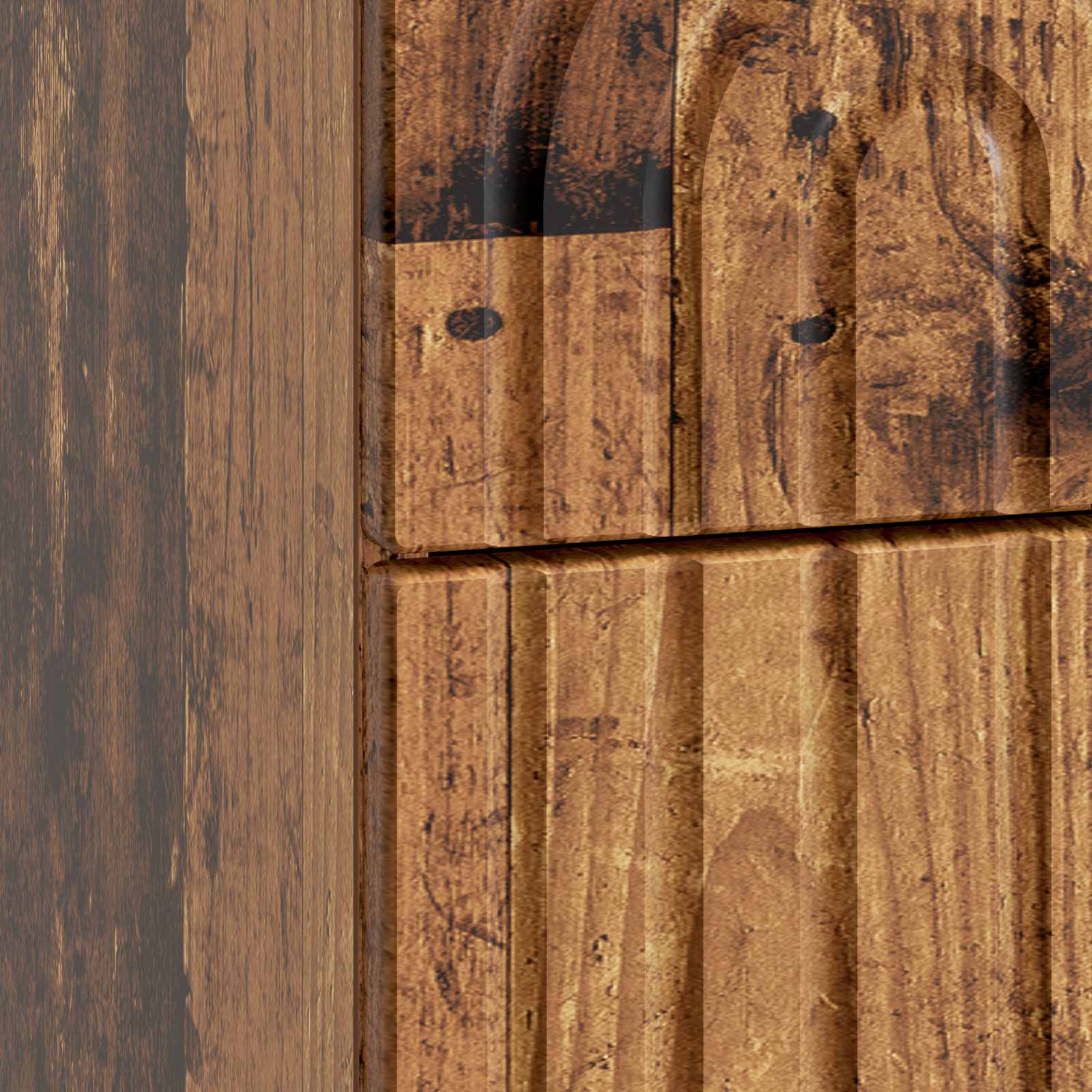 Armadio da Notte 2 pcs Legno antico 43 x 34,5 x 48 cm | homemem39