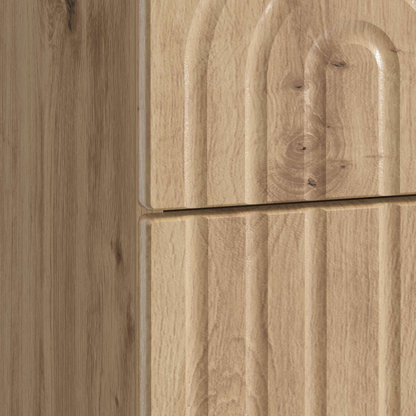 Armadio da Notte Rovere Artigianale 43 x 34,5 x 48 cm | homemem39