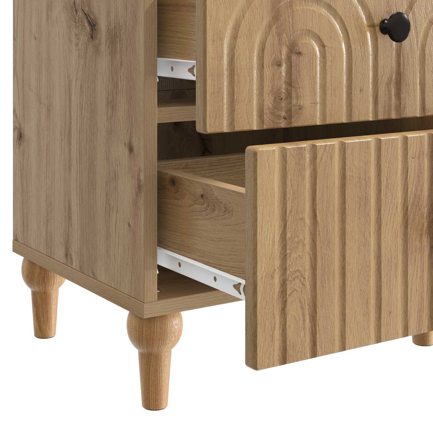 Armadio da Notte Rovere Artigianale 43 x 34,5 x 48 cm | homemem39