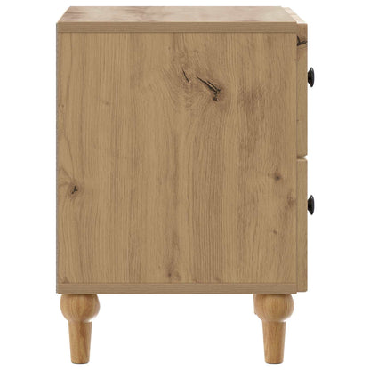 Armadio da Notte Rovere Artigianale 43 x 34,5 x 48 cm | homemem39