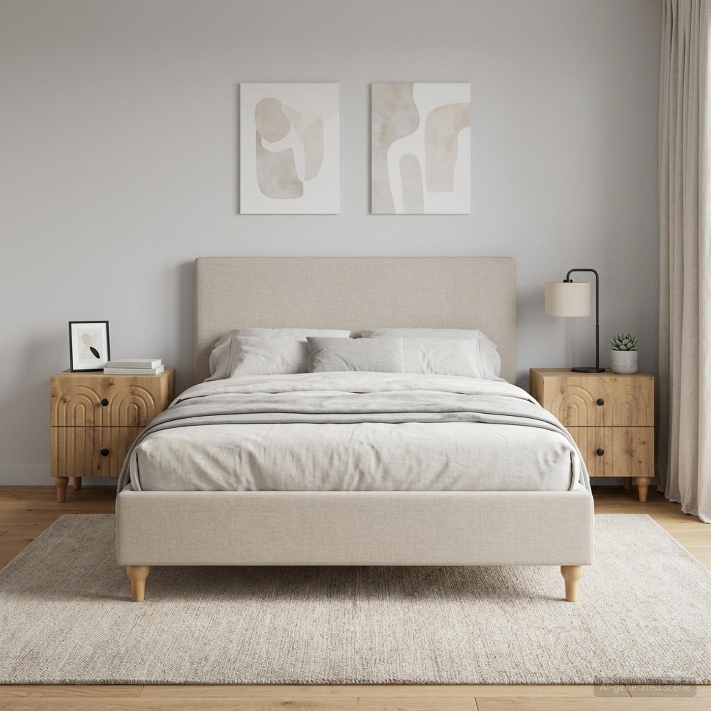 Armadio da Notte 2 pz Rovere Artigianale 43 x 34,5 x 48 cm