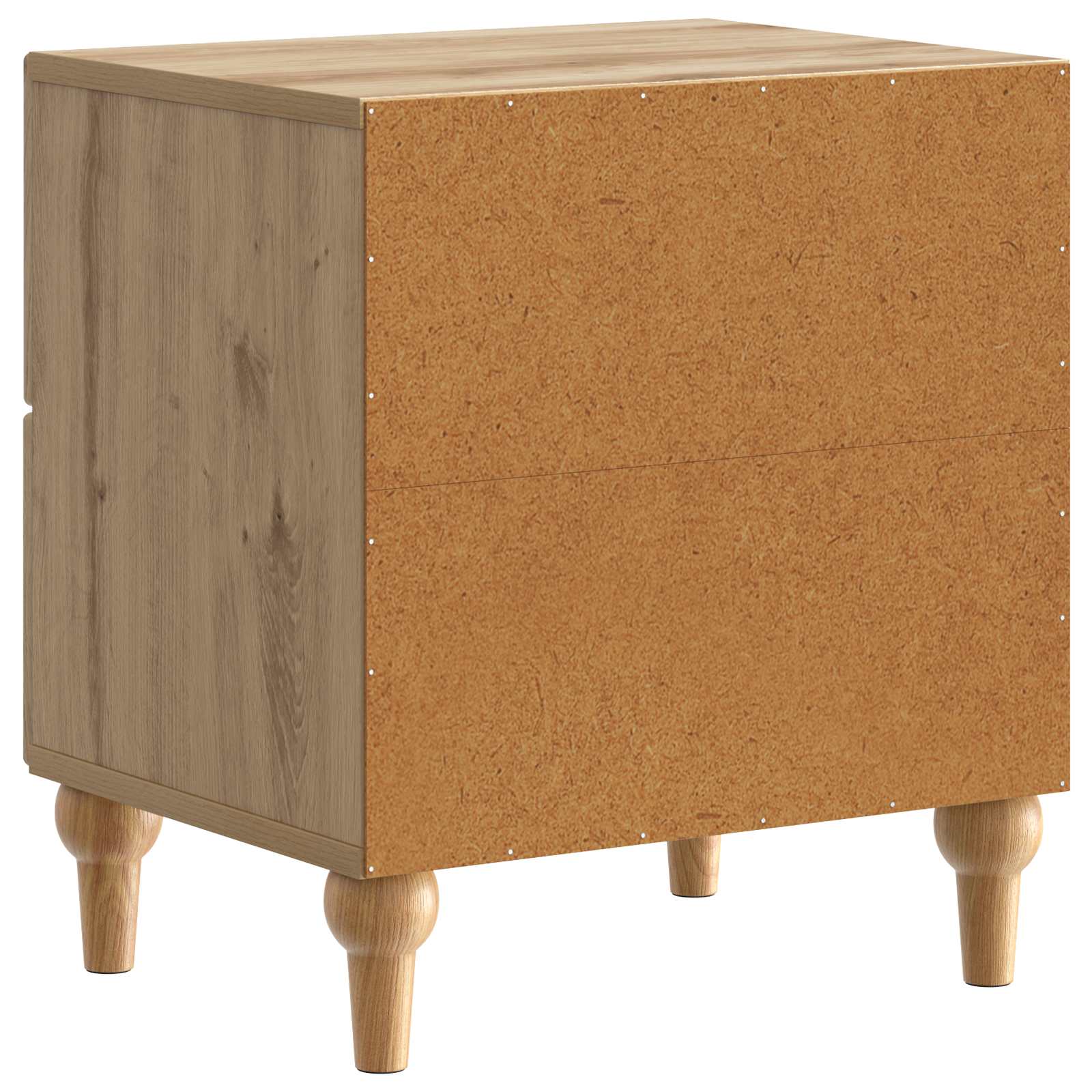 Armadio da Notte 2 pcs Rovere Artigianale 43 x 34,5 x 48 cm | homemem39