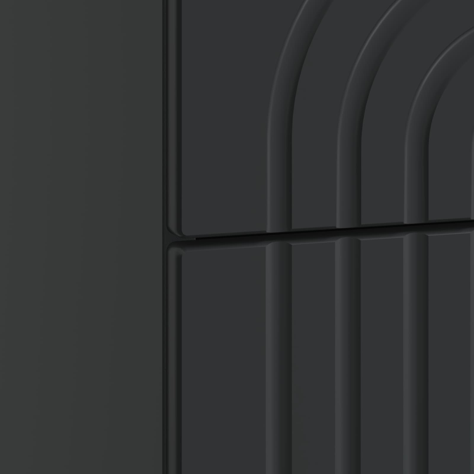 Armadio da Notte Nero 62 x 34,5 x 48 cm Legno ingegnerizzato | homemem39