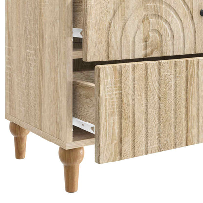 Armadio da Notte con cassetto Rovere Sonoma 62 x 34,5 x 48 cm