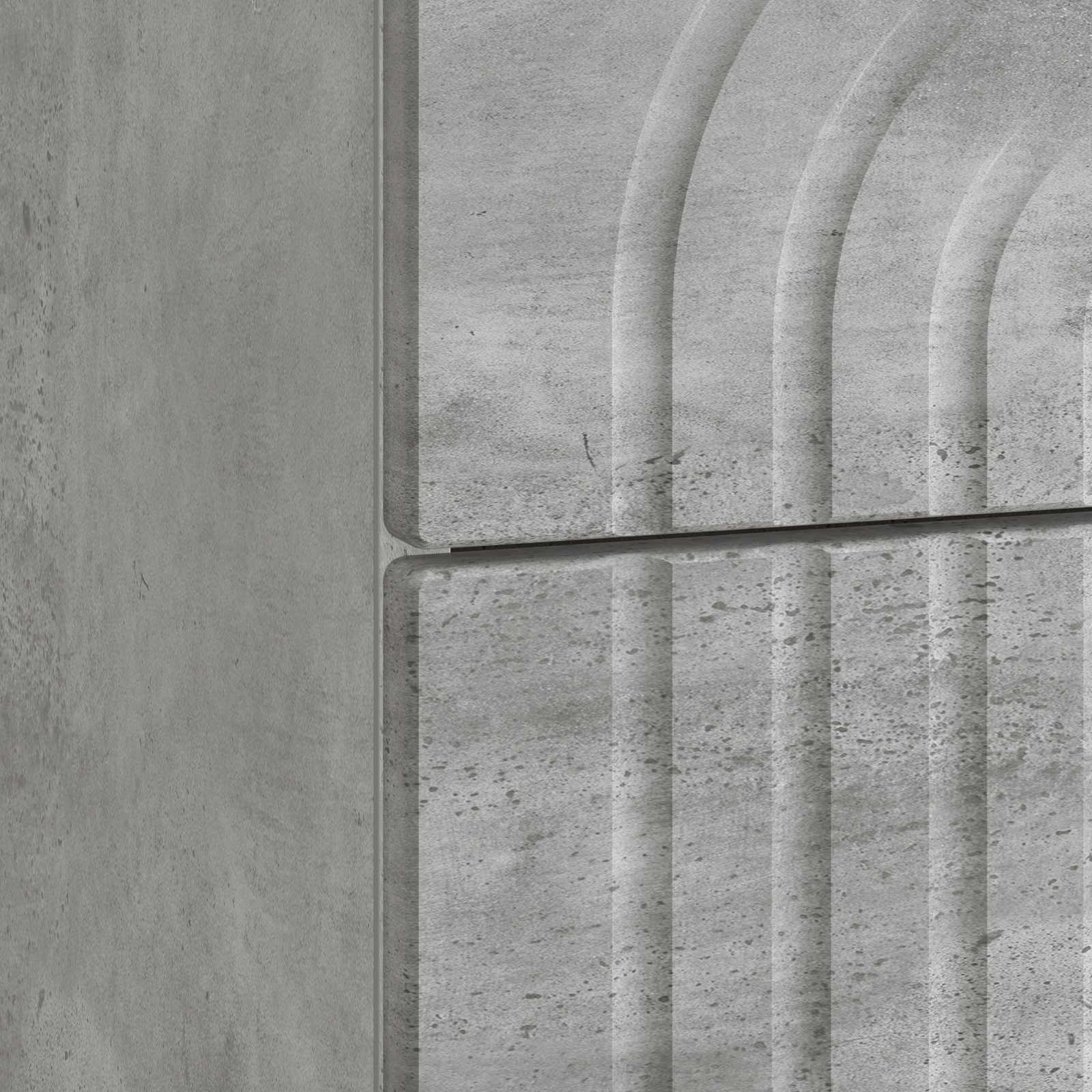 Armadio da Notte con cassetto Grigio Cemento 62 x 34,5 x 48 cm | homemem39