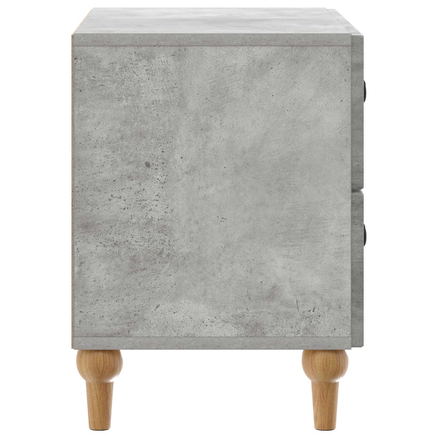 Armadio da Notte con cassetto Grigio Cemento 62 x 34,5 x 48 cm | homemem39