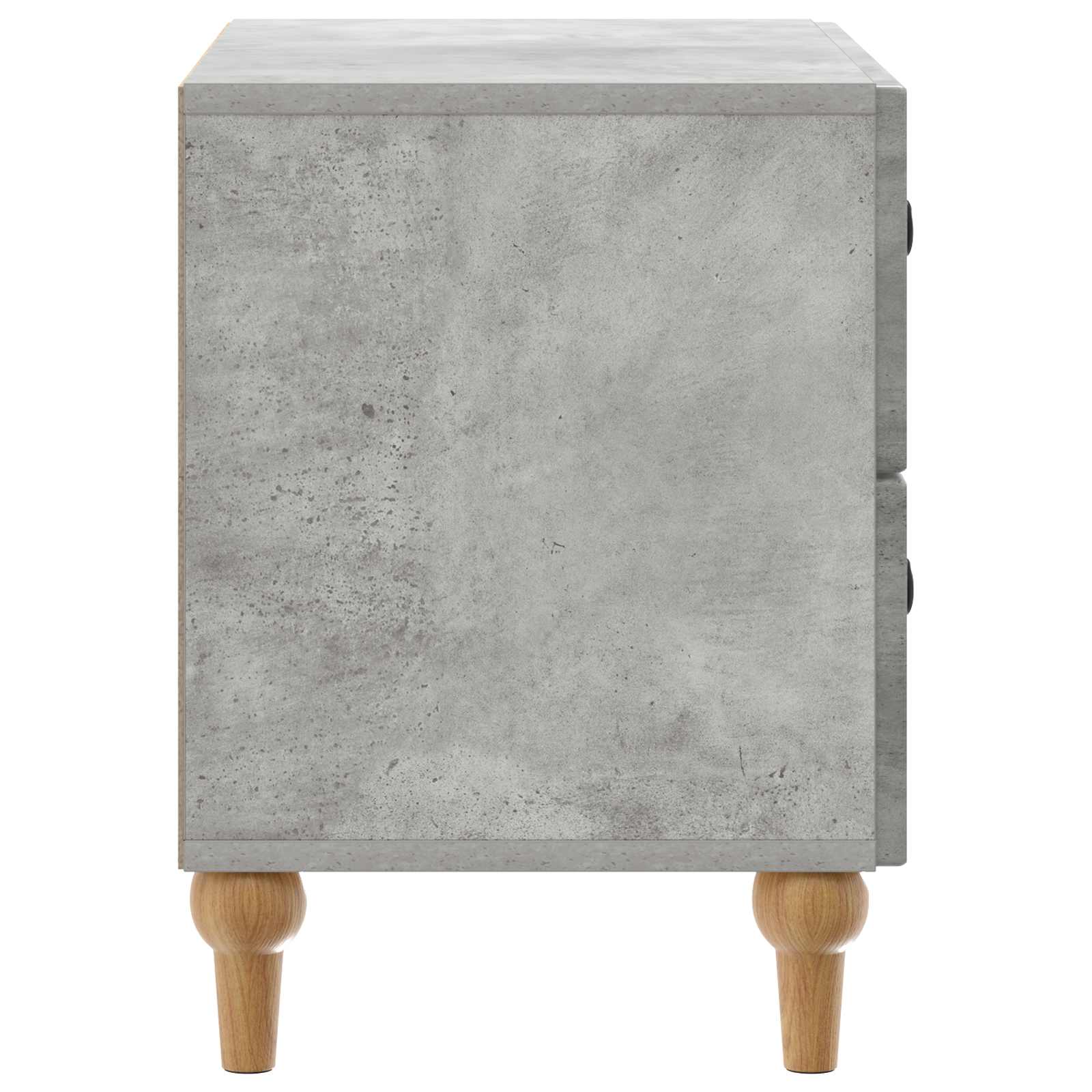 Armadio da Notte con cassetto Grigio Cemento 62 x 34,5 x 48 cm | homemem39