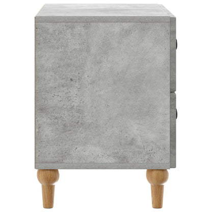 Armadio da Notte con cassetto Grigio Cemento 62 x 34,5 x 48 cm | homemem39