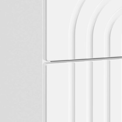 Armadio da Notte con cassetto Bianco Lucido 62 x 34,5 x 48 cm | homemem39