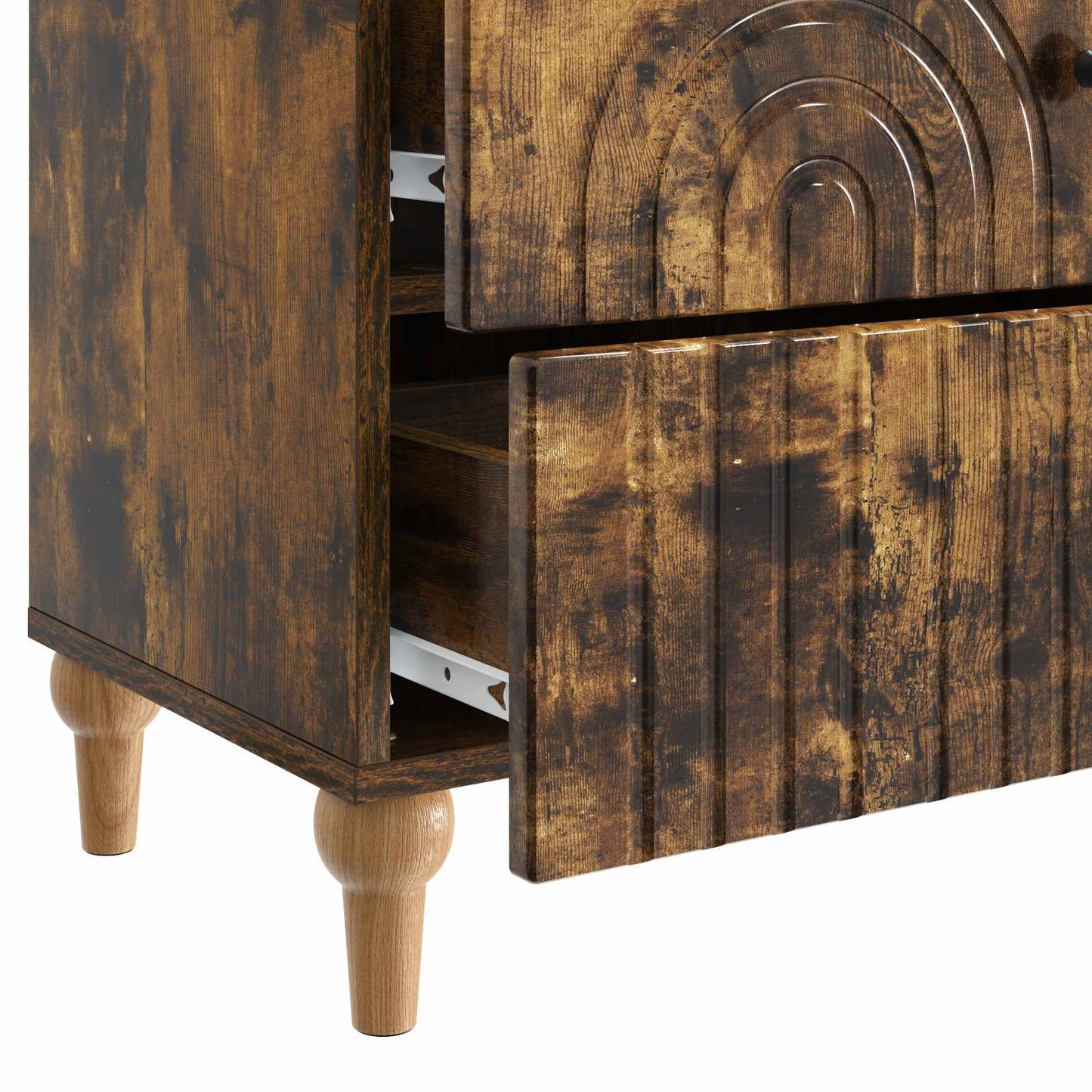 Armadio da Notte con cassetto Rovere Fumo 62 x 34,5 x 48 cm | homemem39