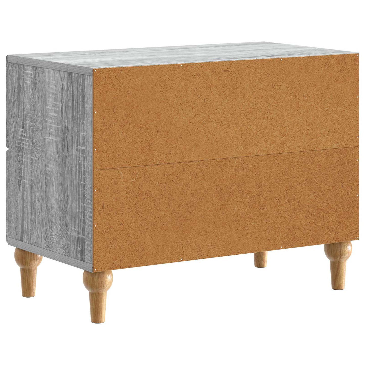 Armadio da Notte con cassetto Grigio Sonoma 62 x 34,5 x 48 cm
