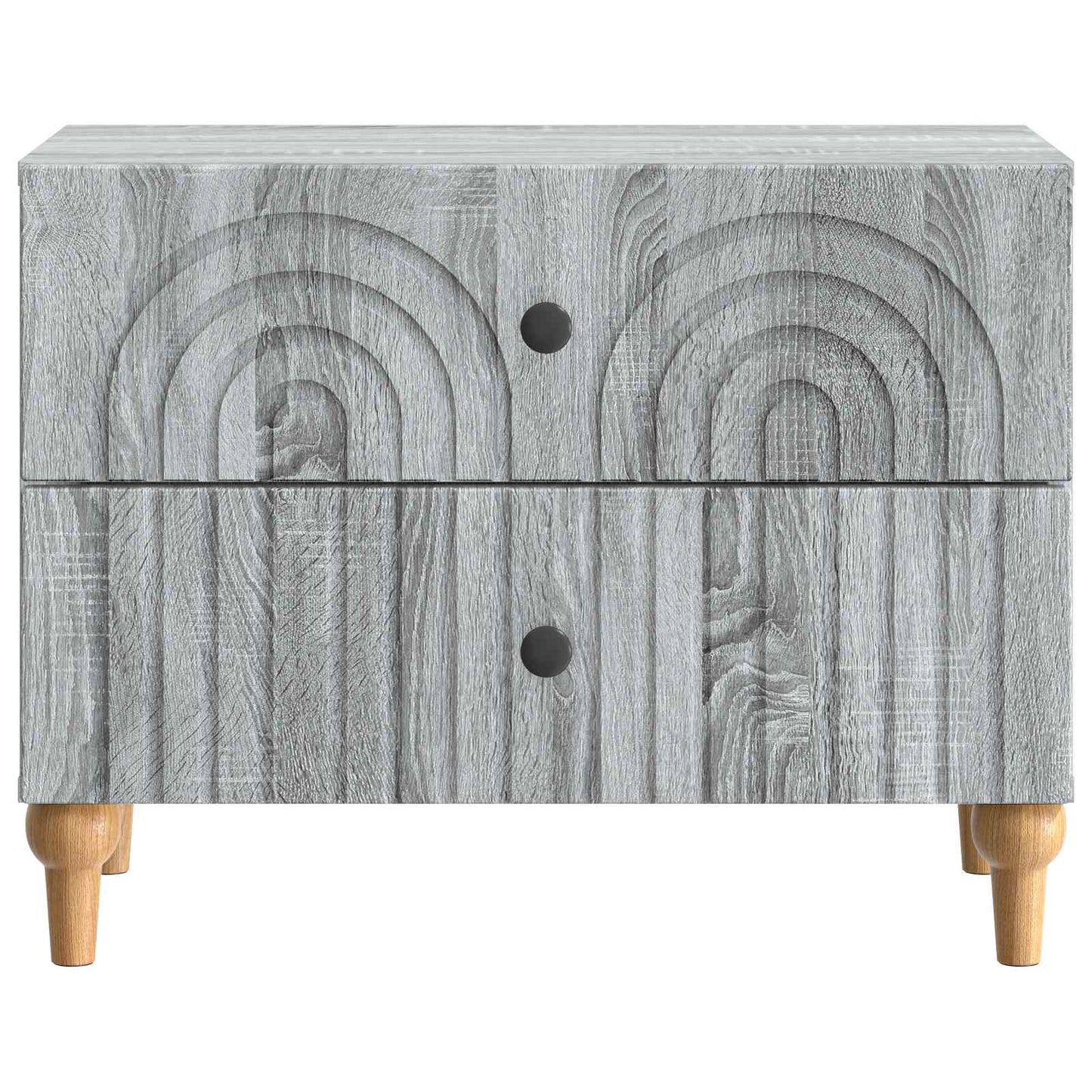 Armadio da Notte con cassetto Grigio Sonoma 62 x 34,5 x 48 cm
