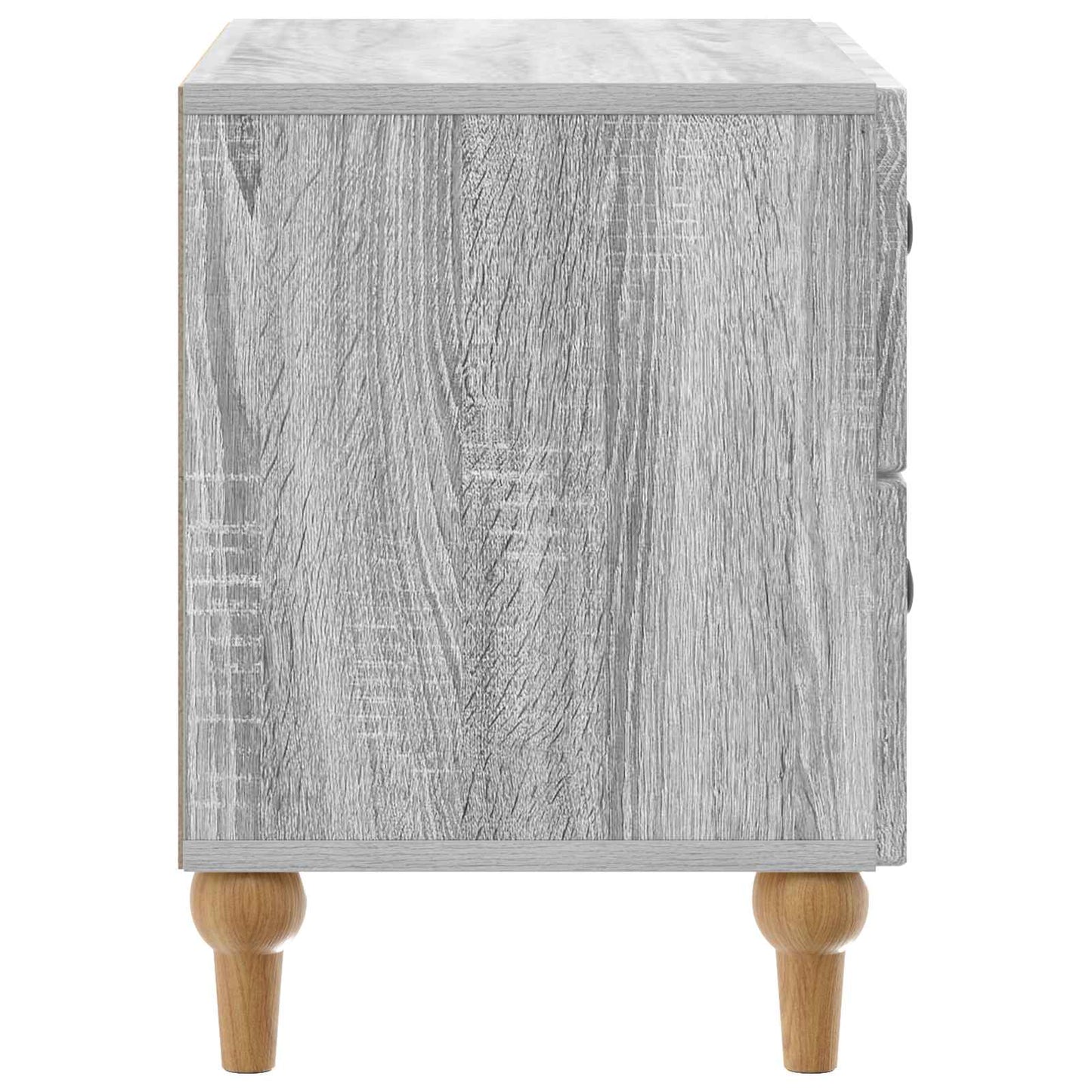 Armadio da Notte con cassetto Grigio Sonoma 62 x 34,5 x 48 cm