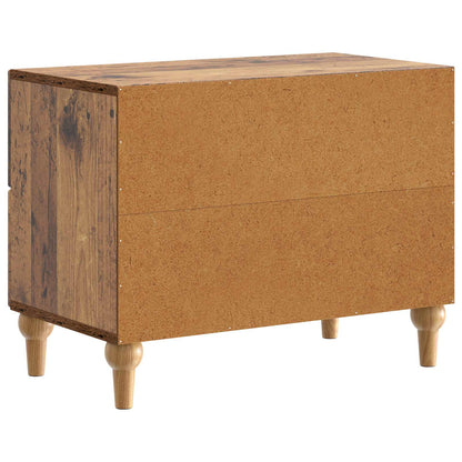 Armadio da Notte con cassetto Legno antico 62 x 34,5 x 48 cm