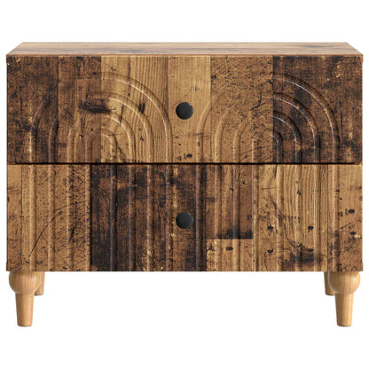 Armadio da Notte con cassetto Legno antico 62 x 34,5 x 48 cm | homemem39