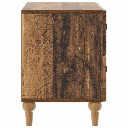 Armadio da Notte con cassetto Legno antico 62 x 34,5 x 48 cm | homemem39