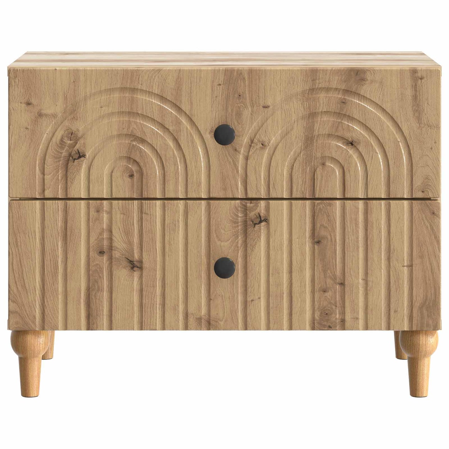 Armadio da Notte Rovere Artigianale 62 x 34,5 x 48 cm | homemem39