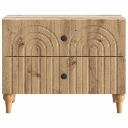 Armadio da Notte Rovere Artigianale 62 x 34,5 x 48 cm | homemem39