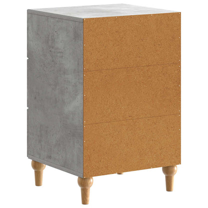 Armadio da Notte con cassetto Grigio Cemento 43x 41 x 66,5 cm