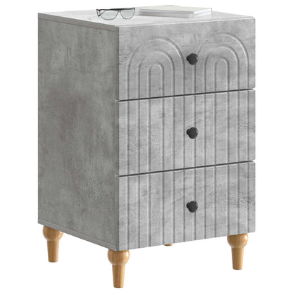 Armadio da Notte con cassetto Grigio Cemento 43x 41 x 66,5 cm
