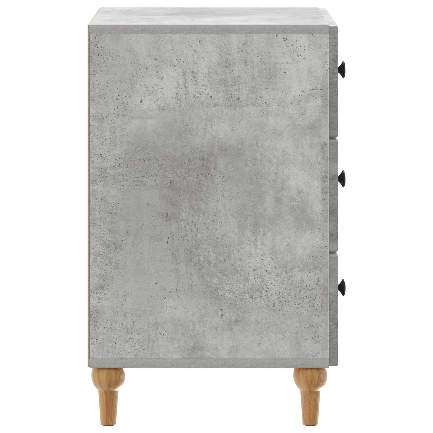 Armadio da Notte con cassetto Grigio Cemento 43x 41 x 66,5 cm
