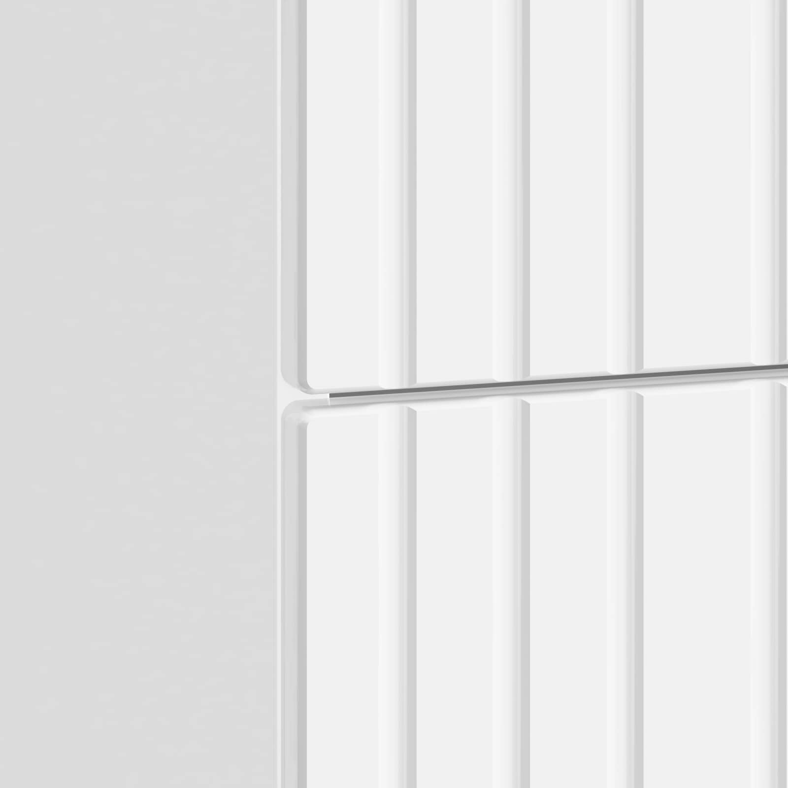 Armadio da Notte con cassetto Bianco Lucido 43x 41 x 66,5 cm | homemem39