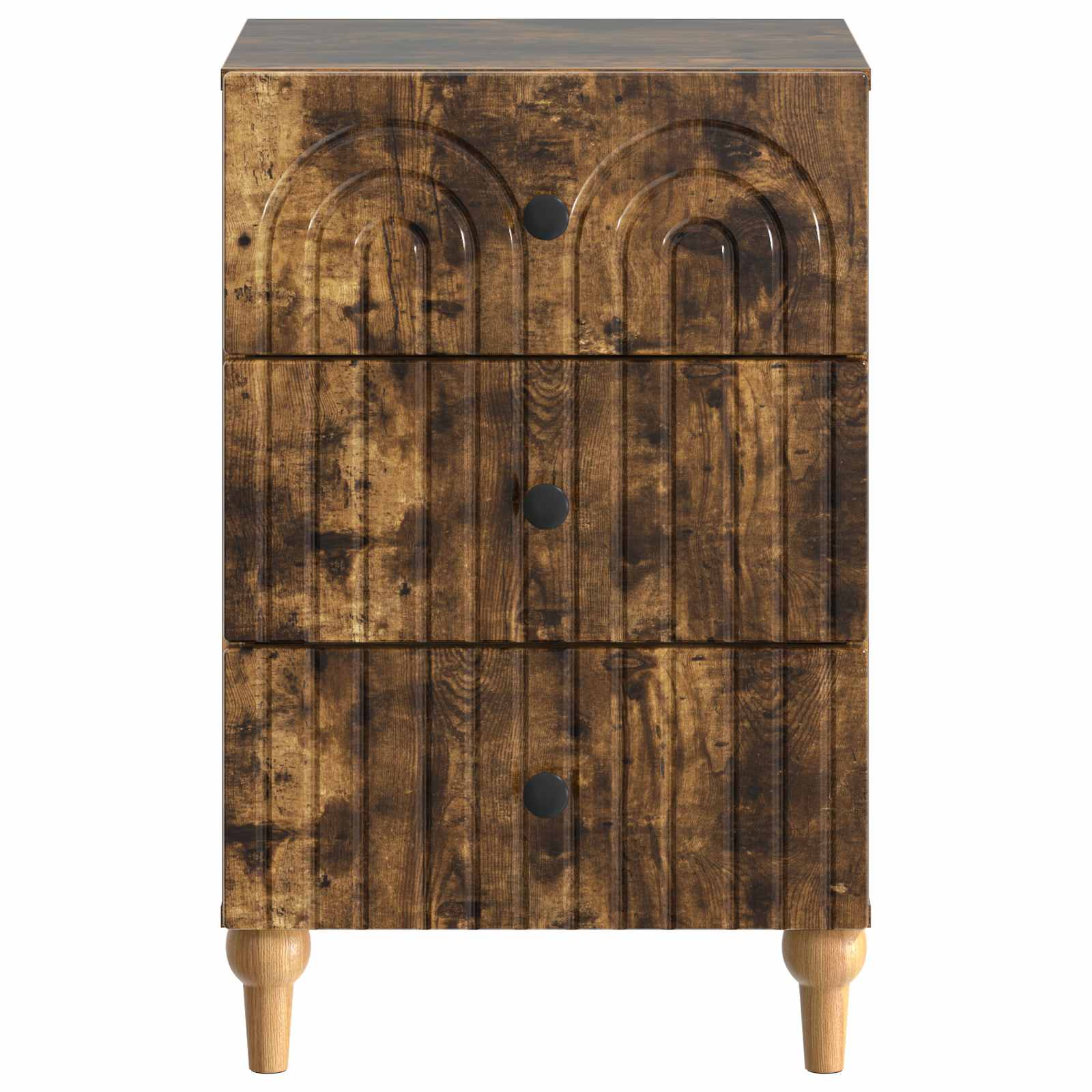 Armadio da Notte con cassetto Rovere Fumo 43x 41 x 66,5 cm | homemem39
