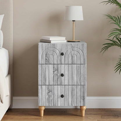 Armadio da Notte con cassetto Grigio Sonoma 43x 41 x 66,5 cm