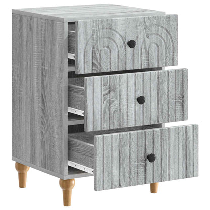 Armadio da Notte con cassetto Grigio Sonoma 43x 41 x 66,5 cm | homemem39