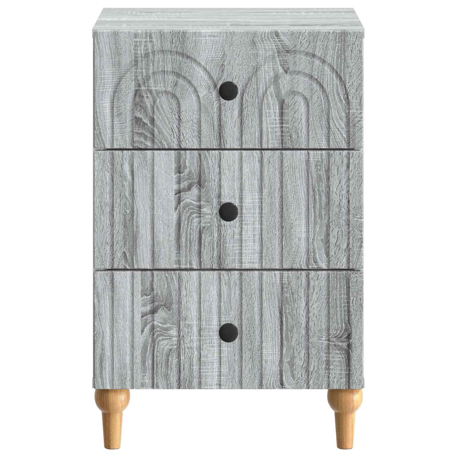 Armadio da Notte con cassetto Grigio Sonoma 43x 41 x 66,5 cm | homemem39