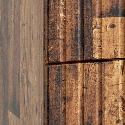 Armadio da Notte con cassetto Legno antico 43x 41 x 66,5 cm