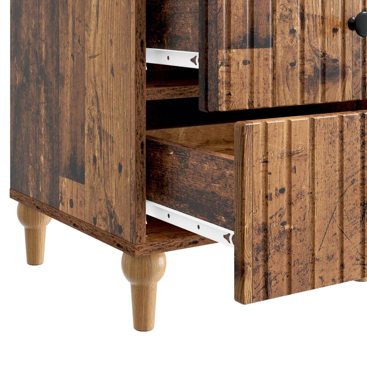 Armadio da Notte con cassetto Legno antico 43x 41 x 66,5 cm
