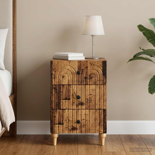 Armadio da Notte Legno antico 43x 41 x 66,5 cm