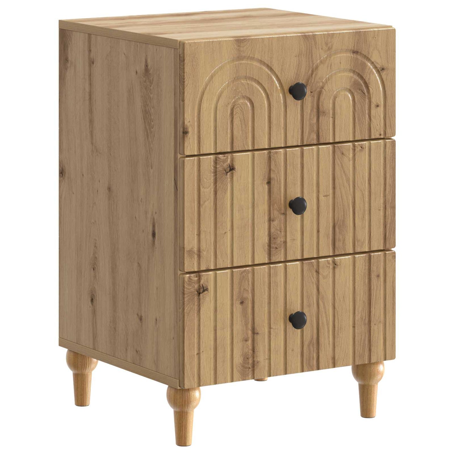 Armadio da Notte Rovere Artigianale 43x 41 x 66,5 cm | homemem39