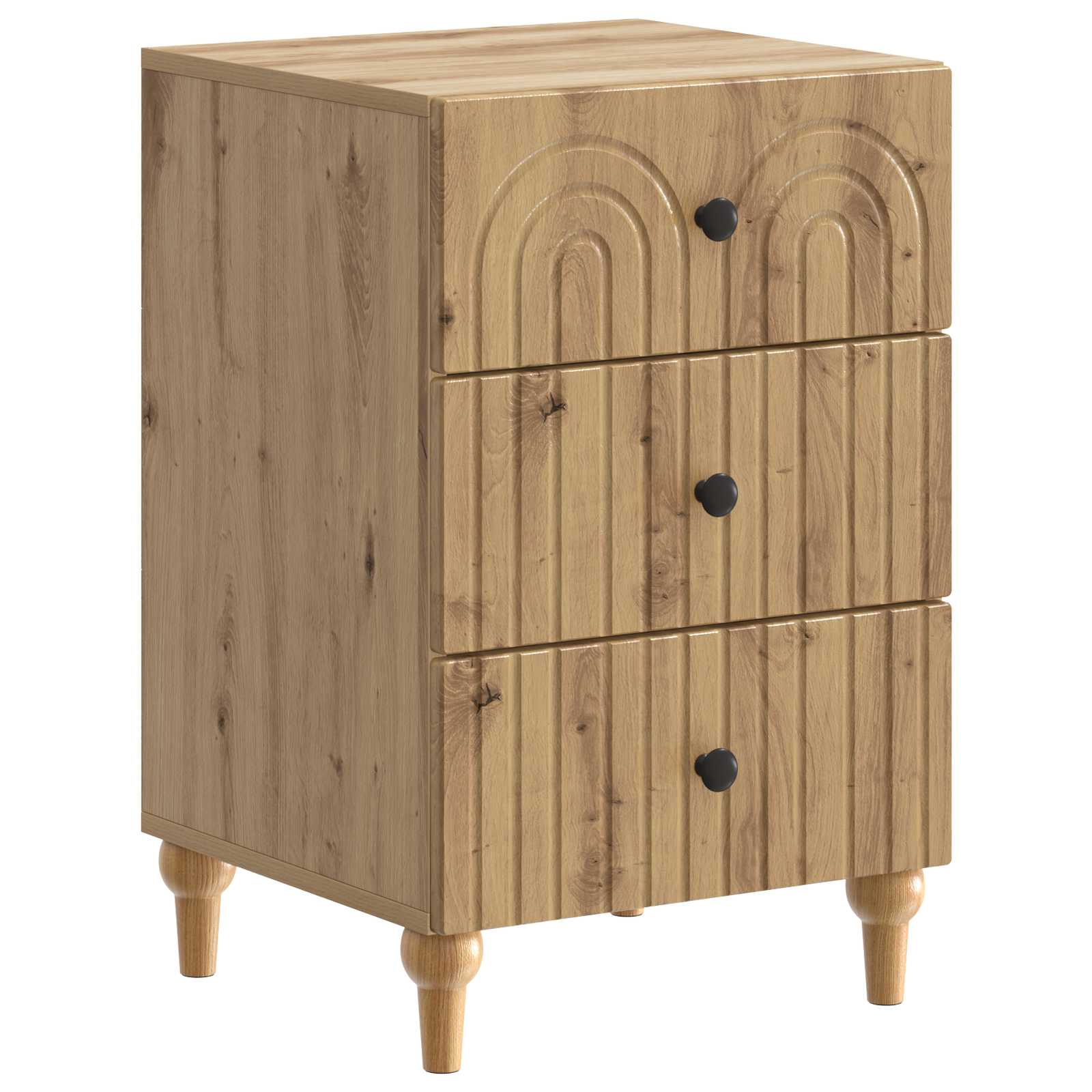 Armadio da Notte Rovere Artigianale 43x 41 x 66,5 cm | homemem39