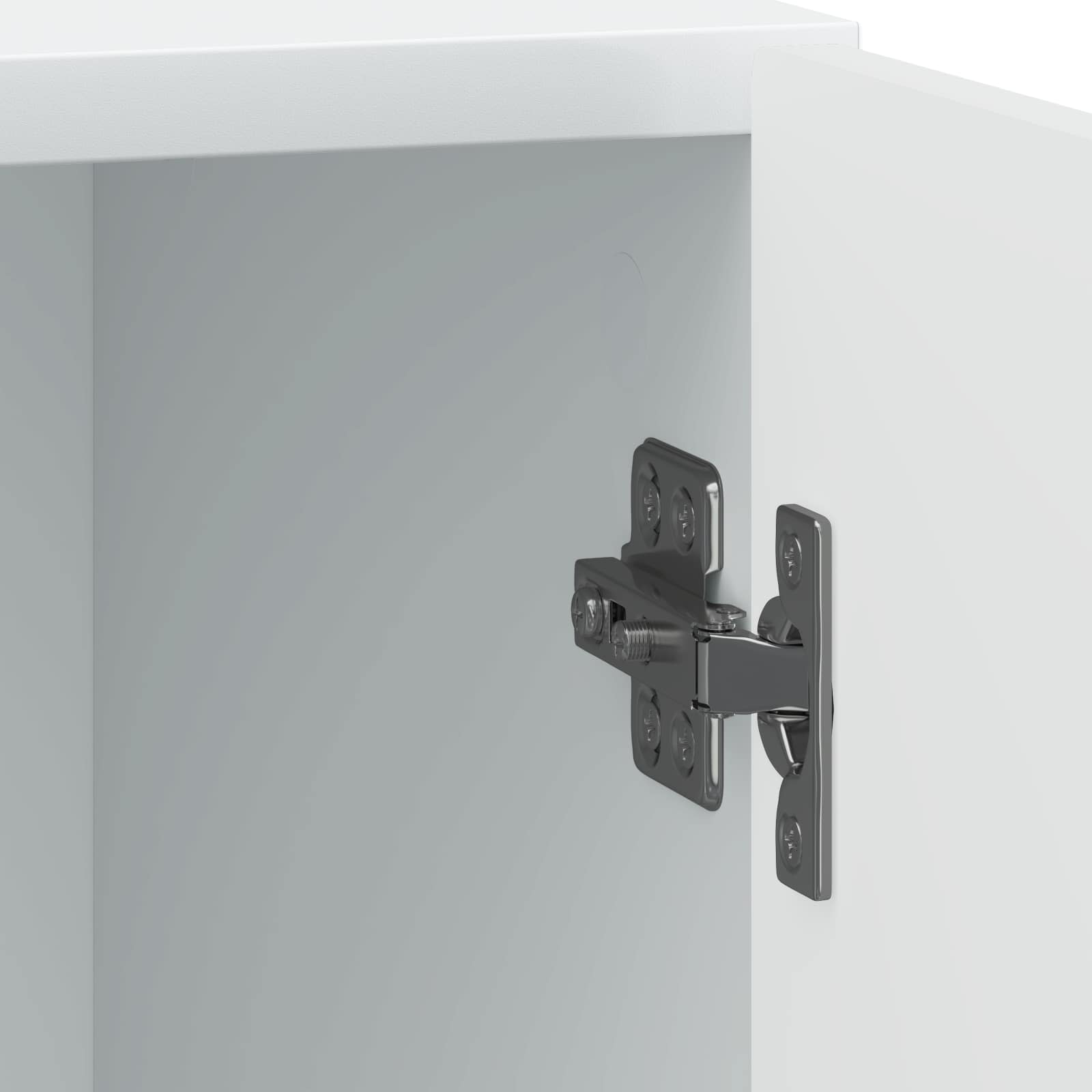 Armadio da Notte 2 pcs Bianco 43 x 34,5 x 50 cm | homemem39