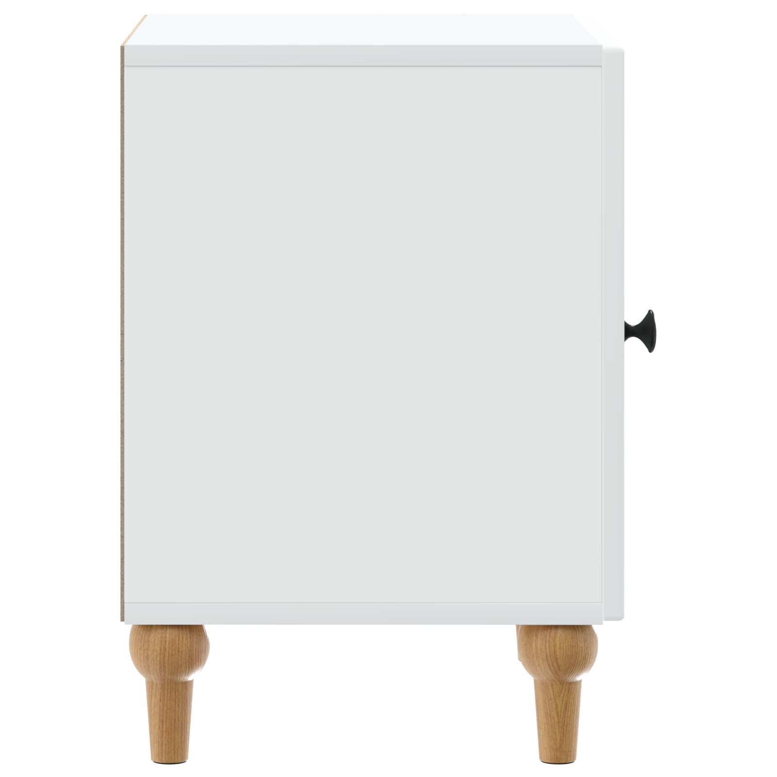 Armadio da Notte 2 pcs Bianco 43 x 34,5 x 50 cm | homemem39