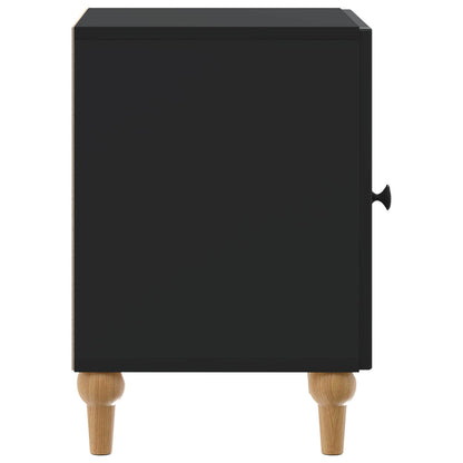 Armadio da Notte Nero 43 x 34,5 x 50 cm Legno ingegnerizzato