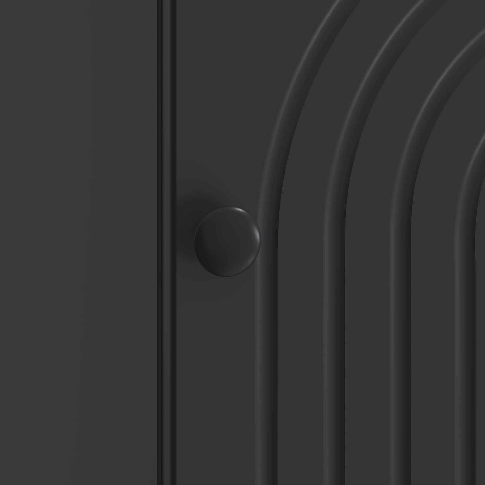 Armadio da Notte 2 pcs Nero 43 x 34,5 x 50 cm | homemem39