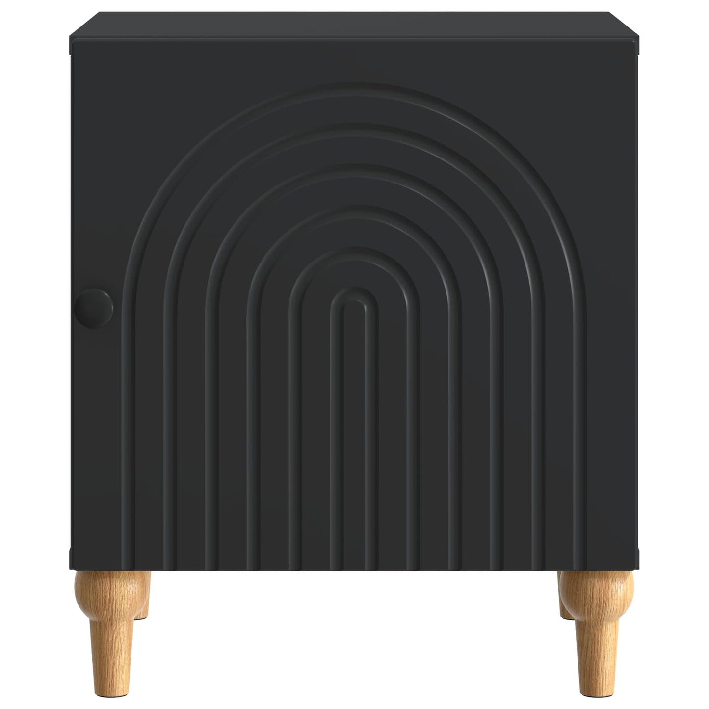 Armadio da Notte 2 pcs Nero 43 x 34,5 x 50 cm