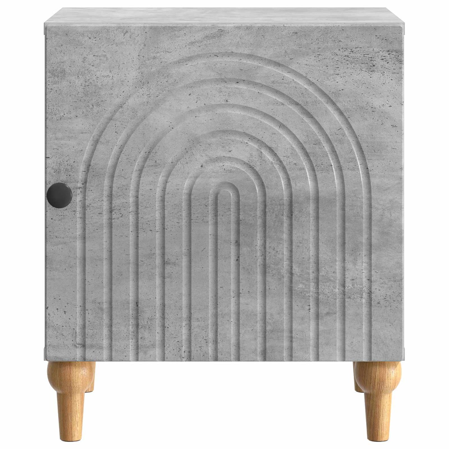 Armadio da Notte Grigio Cemento 43 x 34,5 x 50 cm