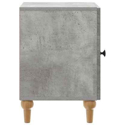 Armadio da Notte 2 pcs Grigio Cemento 43 x 34,5 x 50 cm