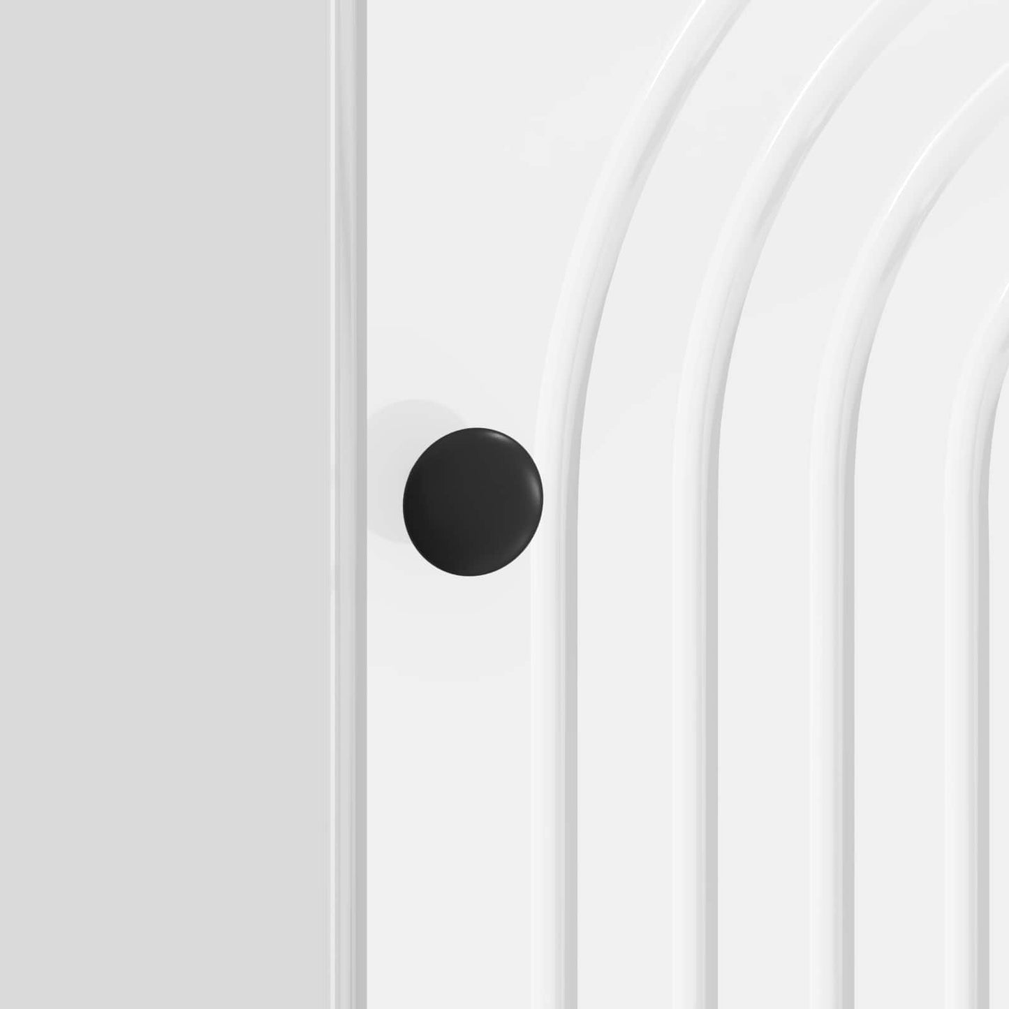 Armadio da Notte Bianco Lucido 43 x 34,5 x 50 cm | homemem39