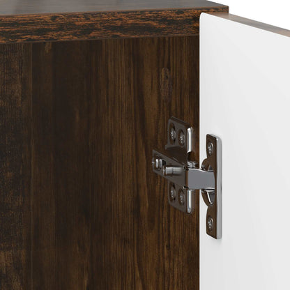 Armadio da Notte Rovere Fumo 43 x 34,5 x 50 cm | homemem39