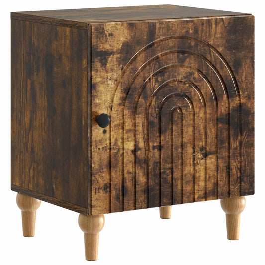 Armadio da Notte Rovere Fumo 43 x 34,5 x 50 cm